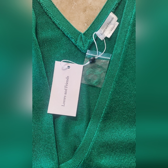 NWT Wrap Up Sweater Dress in Kelly Green by Lovers + Friends - Picture 4 of 7